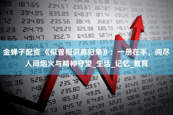 金蝉子配资 《似曾相识燕归来》：一册在手，阅尽人间烟火与精神守望_生活_记忆_教育