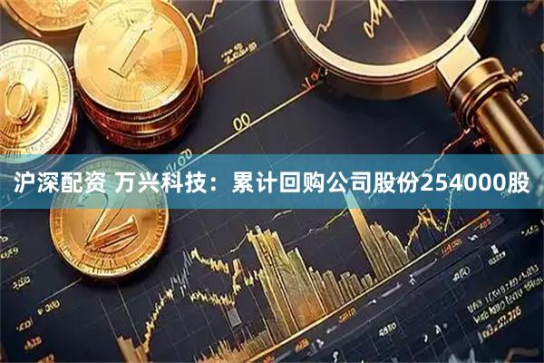 沪深配资 万兴科技：累计回购公司股份254000股