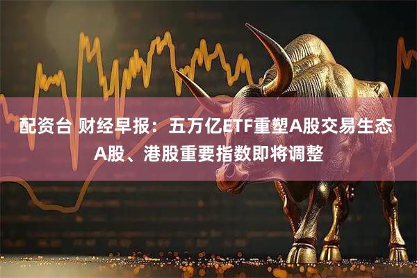 配资台 财经早报：五万亿ETF重塑A股交易生态 A股、港股重要指数即将调整